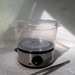 Beauty Pro small towel warmer and tongs